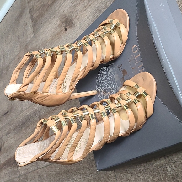 Vince Camuto Troy Gladiator High Heels Strappy Sandals - Picture 1 of 9